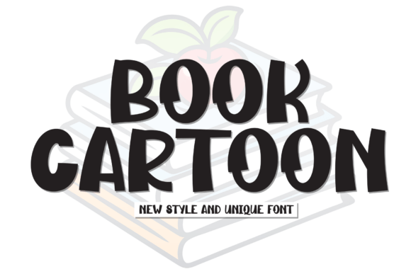 Book Cartoon: A Friendly and Modern Display Typeface