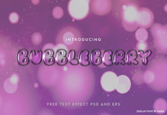 Bubbleberry: A Font That Pops With Playful Charm