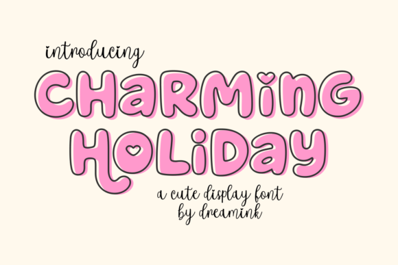 Charming Holiday: A Font That Brings Joy to Your Designs