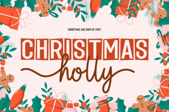 Christmas Holly Duo: A Festive Font for Holiday Cheer