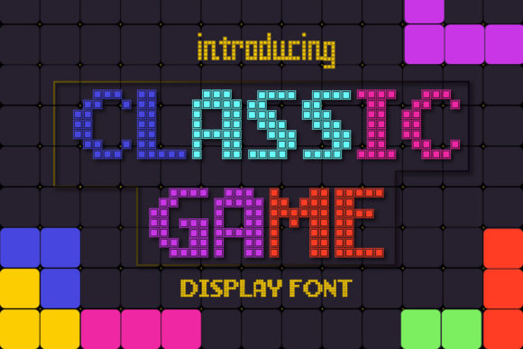 Classic Game Font: Retro Style for Modern Design
