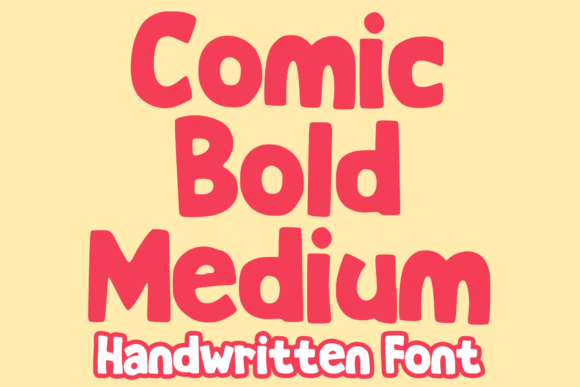 Comic Bold Medium: A Playful Font for Creative Designs