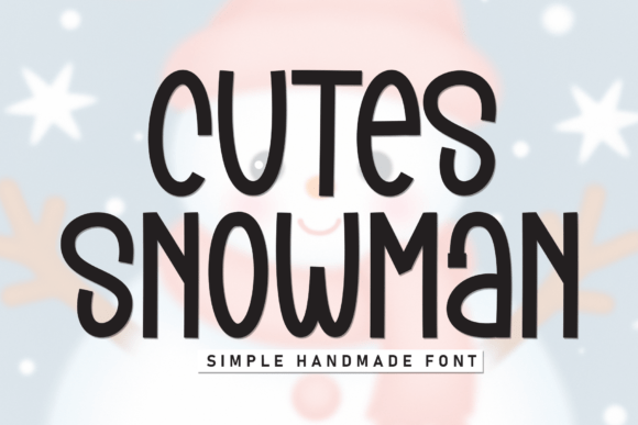 Cutes Snowman: A Friendly & Modern Display Font