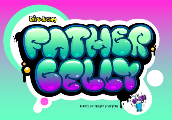 Father Belly: A Bubbly Font for Playful Designs