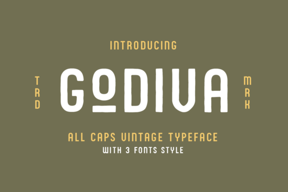 Godiva: A Bold Vintage Display Typeface