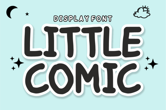 Little Comic: Your Playful Display Font for Fun Designs