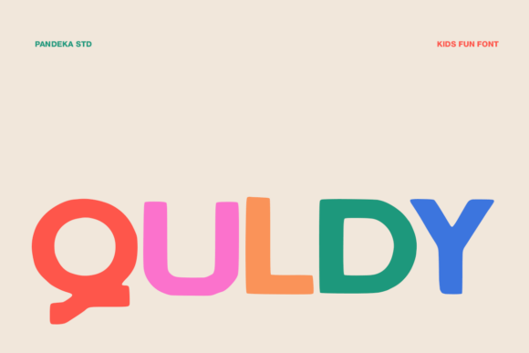 Quldy: The Cheerful Display Font for Playful Designs