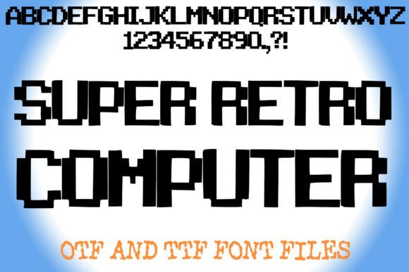 Super Retro Computer: A Pixel-Perfect Font for Nostalgic Design