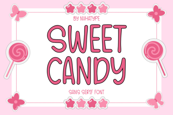 Sweet Candy: A Playful Display Font for Creative Projects