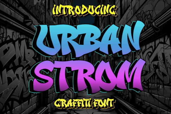 Urban Strom: The Fun & Casual Display Font